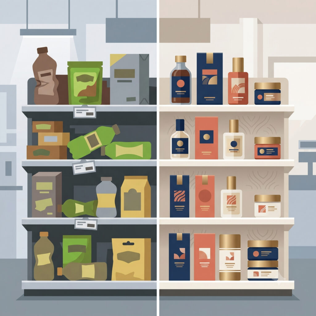 Why do some brands fail visually despite the quality of their products?